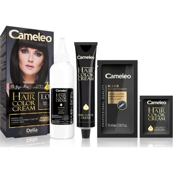 Barva na vlasy Delia Cosmetics Cameleo Omega permanentní barva na vlasy odstín 1.0 Black