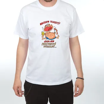 Žertovný předmět Tričko - Nejsem tlustý, jsem jen prostorově Velikost: XL