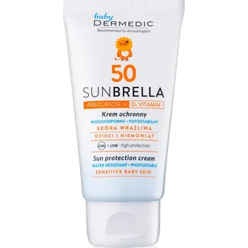 Přípravek na opalování Dermedic Sunbrella Baby ochranný krém na obličej SPF 50 50 g