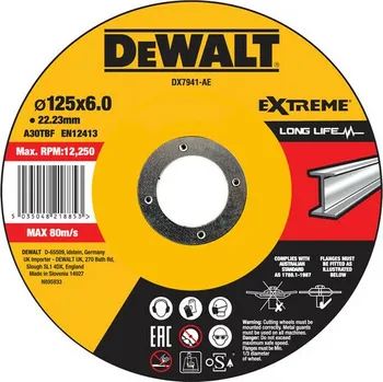 Brusný kotouč DeWalt brúsny kotúč na oceľ 125mm DX7941