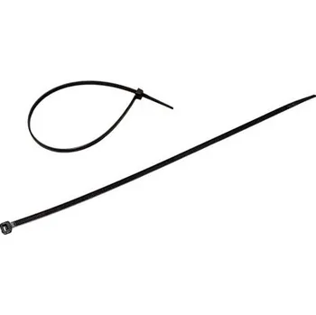 Stahovací páska goobay Páska vázací 28cm x 4,5mm 100ks, černá (17073) - 19.92.3306