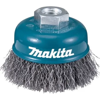 Drátěný kartáč Makita kalíšková kartáč, ocelový vlnitý drát Ø60mm, M14