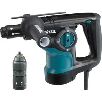 Pneumatické kladivo Maktia HR2810T vrtací a sekací kladivo + sklíčidlo na válcové vrtáky