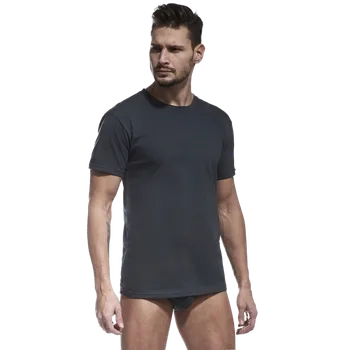 Pánské tričko Pánské triko Cornette Authentic 202 grafit M Černá