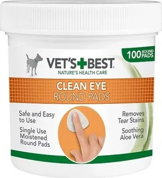 Kosmetika pro psa Vet's Best Čisticí utěrka na oči pro psy 100 ks