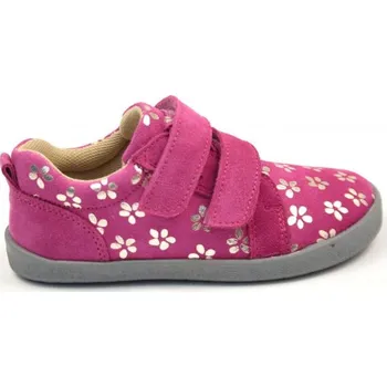 Dívčí tenisky Barefoot kožené celoroční boty EF Penny Rose 26