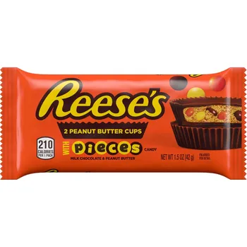 Čokoládová tyčinka Reese's Peanut Butter Cups with pieces 42 g