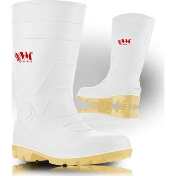 Pánské holínky VM Footwear Holínky VM NAGANO O4, bílé 1003-O4/40 Bílá 40