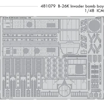 Plastikový model Eduard 1/48 B-26K Invader bomb bay (ICM)