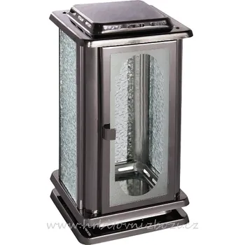 Smuteční dekorace Hřbitovní lampa 01 černé zlato