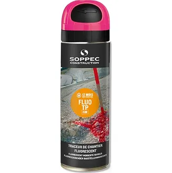 Barva ve spreji Značkovací sprej Fluo TP růžová barva 1ks, NIVEL SYSTEM NIVFLUO-CHERRY