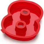 Silikonová forma na dort ve tvaru čísla 8, červená - Lékué