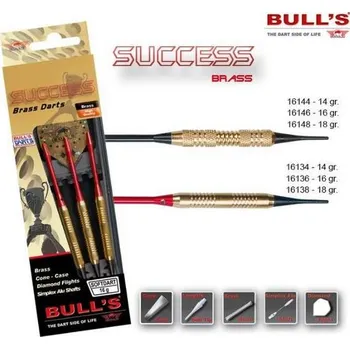 Šipka Bull´s šipky Success Ringed Grip 18gr. 16138