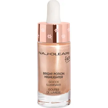 Přípravek na tvář Naj-Oleari Bright Potion Highlighter rozjasňující kapky - Liquid Gold 17 ml