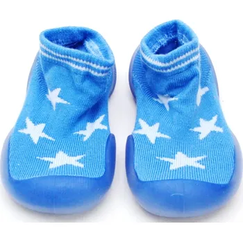 Capáčky Mayoral 9516 Kojenecké botičky, ponožky modré Velikost: 21-22