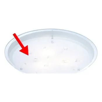 Příslušenství pro svítidlo Globo 40409-3G1 | náhradní sklo