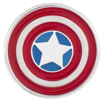 Brož Troli Brož štít s hvězdou Kapitán Amerika KS-198