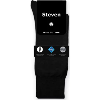Sada pánského spodního prádla Ponožky Steven 042 100% Bavlna černé, 44-46
