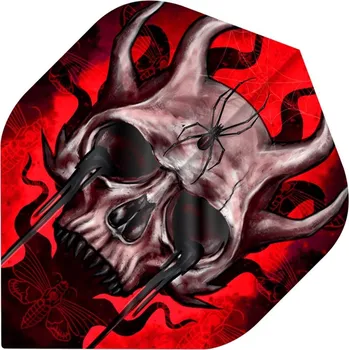 Příslušenství pro šipky Letky Designa Horror Show No2 Horned Skull Standard