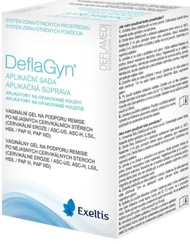 Intimní hygienický prostředek Deflamed DeflaGyn aplikační sada 2 aplikátory + gel 150 ml