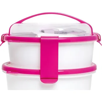Termobox Obědový box Omada Sanaliving Box Set 1L+1,6L Barva: fialová