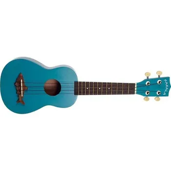 Ukulele KALA Shark Soprano Ukulele Mako Blue