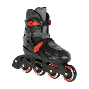 Powerslide Playlife Riddler Black Cherry Dětské kolečkové brusle černá / červená, UK 6 - 8, EU 39 / 42