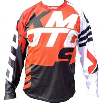 Helma na motorku Moto dres XMOTOS pro dospělé (černá/oranžová/bílá) XL