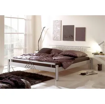 Postel Kovová postel CHILAU Povrchová úprava: černá, Rozměr: 100 x 200 cm