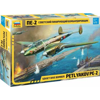 Plastikový model Model Kit letadlo 7283 - Petlyakov Pe-2 (1:72)