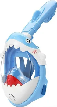 Potápěčská maska Strend Pro Shark celoobličejová šnorchlovací maska modrá XS