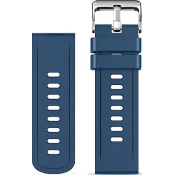 ALIGATOR Silikonový řemínek 22 mm, modrý