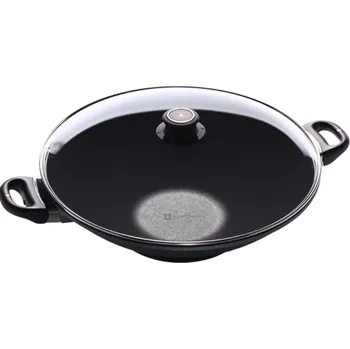 Pánev Indukční wok Swiss Diamond® XD61136ic o průměru 36 cm s poklicí
