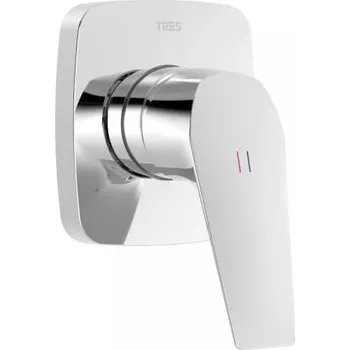 Vodovodní baterie Sprchová baterie Tres Canigó-Tres včetně podomítkového tělesa chrom 21717701