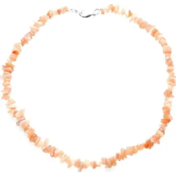 Náhrdelník Náhrdelník sekaný 45cm zap. MĚSÍČNÍ SLUNEČNÍ KÁMEN SKHS_MS