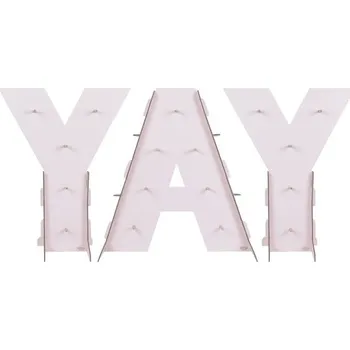 Ginger Ray Stojan na donuty YAY ombre růžový 23,5 x 40 cm