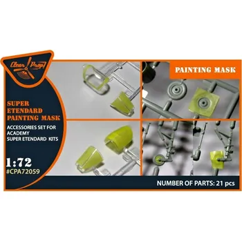 Plastikový model Clear Prop models 1/72 Super Eternard Painting Mask (ACAD)
