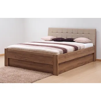 Postel BMB DENERYS PARADISE - kvalitní lamino postel ATYP, lamino + čalouněné čelo