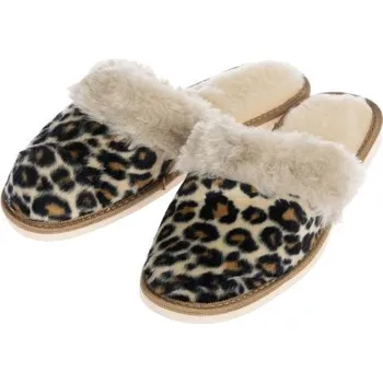 Dámské pantofle Dámské papuče s ovčí vlnou Pantera 40