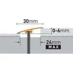 Přechodová lišta Arbiton CS30 0,93 m - Stříbrná
