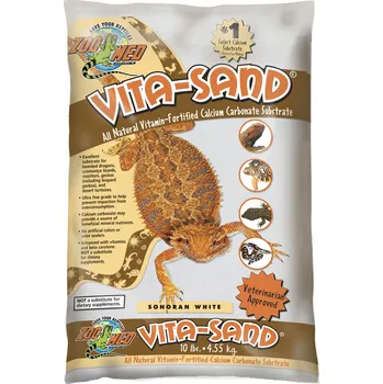 Podestýlka pro terarijní zvíře Zoo Med Vita-Sand bílý 4,5 kg