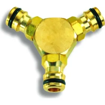 Hadicová spojka Novaservis, Mezikus pro 3 rychlospojky mosadz, DY8015C