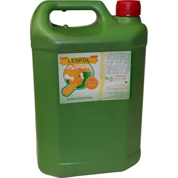 Biologický olej Lespol 5 l (IT-72800108) (Biologicky lehce odbouratelný olej pro ztrátové mazání lišt a řetězů motorových pil Biologický olej Lespol 5 l.)