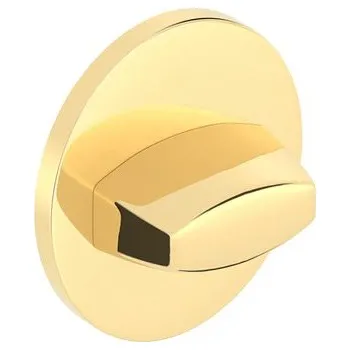 Dveřní kování Rozeta na WC kulatá mosaz PVD slim - komplet 2ks