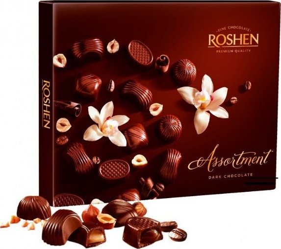 ROSHEN Assortment Dark Chocolate 154 g od 80 Kč - Zbozi.cz
