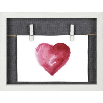 Rám na obraz Hama portrétová galerie CAVO, bílá, 16,5x21,5 cm