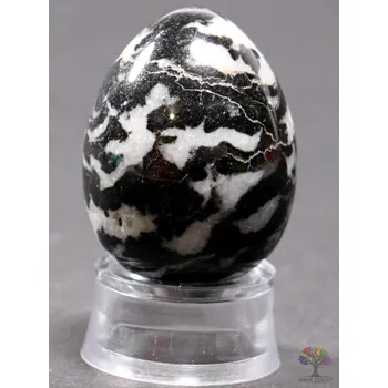 Magieprirody.cz Yoni kamenné vajíčko Mramor #114 + podstavec