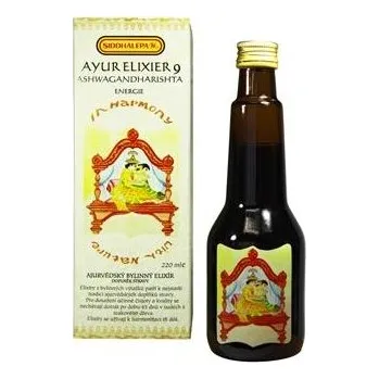 Ayur elixír č. 9 Ashwagandharishta, 220 ml, Siddhalepa