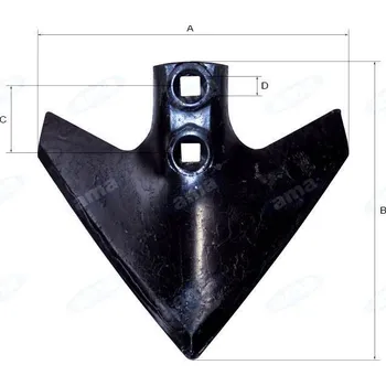 radlička, šíře 250 mm/2 díry/materiál 8 mm