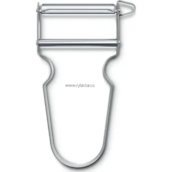 Kuchyňská škrabka Výklopná škrabka STAR s rovným ostřím nerezová 6.0912 (Iconic and minimalist REX Vegetable Peeler Originální celonerezová škrabka tvaru U s výklopným trvanlivým ostřím.)